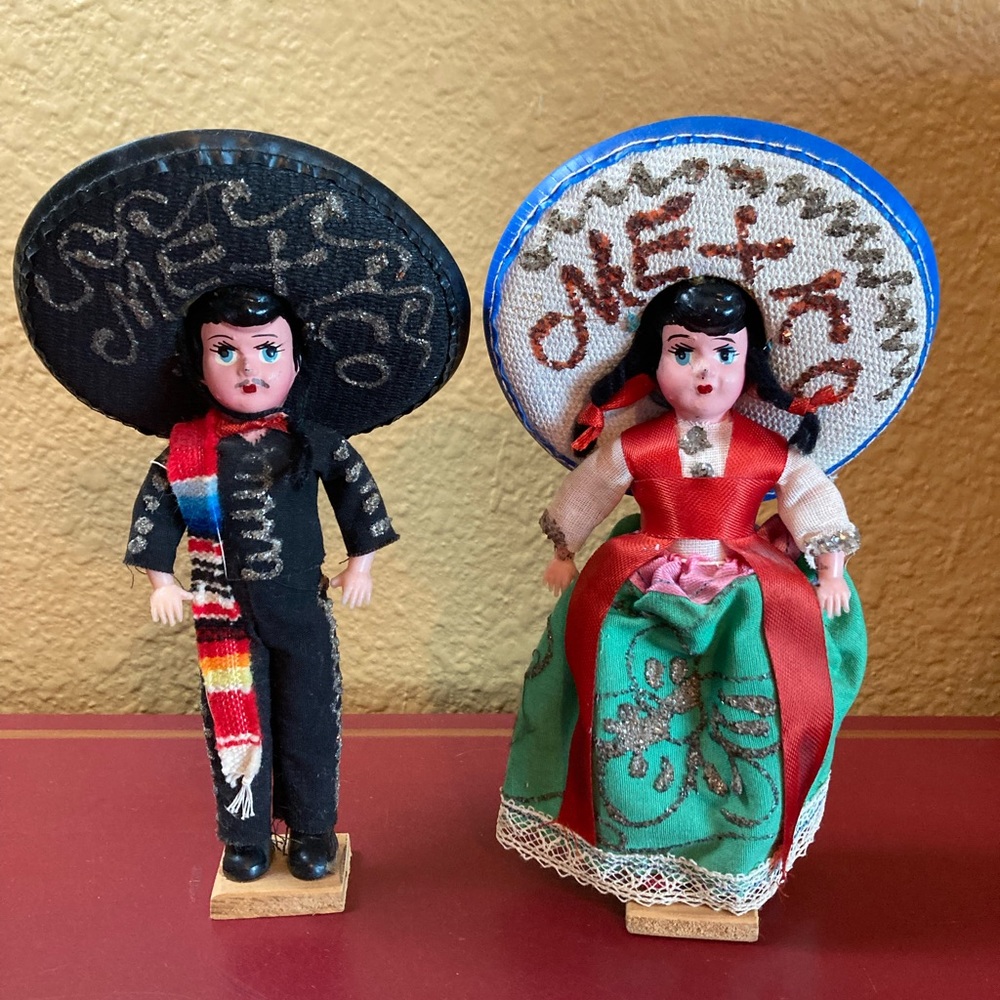 Vintage Souvenir Dolls from Mexico